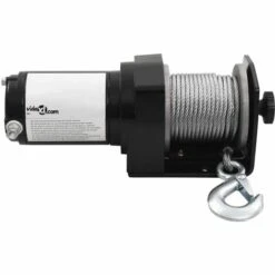 Elektrische Seilwinde + Montageplatte Rollenführung 1360 Kg 12V VidaXL -Seilwinden Sales 1013549 4