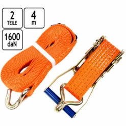 TOYA 2 Tlg. Spanngurte 4 Meter 4 Tonnen -Seilwinden Sales 11096814 4