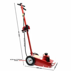 WILTEC Fahrbarer Pneumatischer LKW KFZ Rangierwagenheber Mit 22 Tonnen Hubkraft -Seilwinden Sales 11120862 5