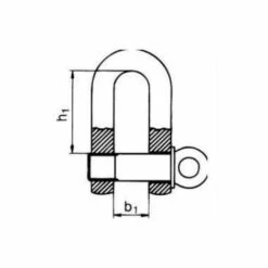 SONSTIGE Schäkel Verzinkt NG 2,50 DIN 82101 Form A