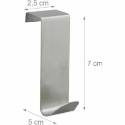RELAXDAYS 12 X Türhaken Edelstahl, Zum Einhängen, Rostbeständig, S-Haken, Türkleiderhaken, Für 2 Cm Türfalz, Türaufhänger, Silber 10 RELAXDAYS 12 X Türhaken Edelstahl, Zum Einhängen, Rostbeständig, S-Haken, Türkleiderhaken, Für 2 Cm Türfalz, Türaufhänger, Silber -Seilwinden Sales 11656532 4