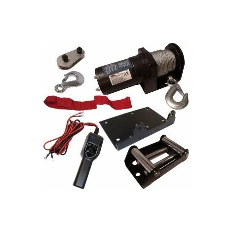 Mauk Seilwinde Seilzug 0,85 PS 12V 2000 Lbs 900 Kg 3m/min Seil 15 M 4 Mauk Seilwinde Seilzug 0,85 PS 12V 2000 Lbs 900 Kg 3m/min Seil 15 M – Bild 2