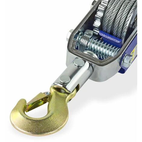 DEMA Handseilwinde Seilwinde Handseilzug Seilzug 4 Tonnen Forstseilwinde Offroad 5 DEMA Handseilwinde Seilwinde Handseilzug Seilzug 4 Tonnen Forstseilwinde Offroad – Bild 3