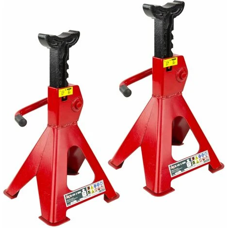 DEMA Unterstellbock Abstützbock Stützbock Abstellbock Wagenbock 1 Paar Bis 2 Tonnen 3 DEMA Unterstellbock Abstützbock Stützbock Abstellbock Wagenbock 1 Paar Bis 2 Tonnen