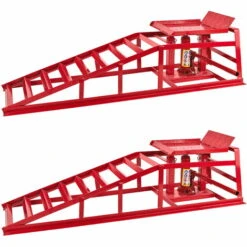 DEMA 2x Stahl Auffahrrampen AR 2000 2000 Kg Auffahrböcke Verladerampe Wagenheber