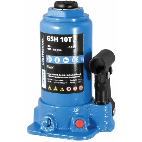 Güde Hydraulikheber Stempelwagenheber Wagenheber Stempelheber Stütze GSH 10 T 4 Güde Hydraulikheber Stempelwagenheber Wagenheber Stempelheber Stütze GSH 10 T – Bild 2