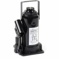 WILTEC Hydraulischer 10t Flaschen-Wagenheber, Stempelwagenheber Mit Slow Down Funktion, 205-390 Mm -Seilwinden Sales 12285279 5