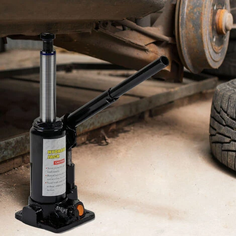 WILTEC Hydraulischer 12t Flaschen-Wagenheber, Stempelwagenheber Mit Slow Down Funktion, 215-400 Mm 4 WILTEC Hydraulischer 12t Flaschen-Wagenheber, Stempelwagenheber Mit Slow Down Funktion, 215-400 Mm – Bild 2