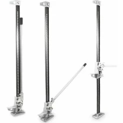 BITUXX Offroad Wagenheber SUV Farm Jack 3000 Kg 3T Hebebühne PKW ATV Heber Geländewagen In Grau Max. Hubhöhe Ca. 132 Cm