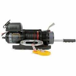 WARRIOR Seilwindensystem Anhänger AHK NINJA 4500 2 T Kunststoffseil 12V Inkl. Schnellverschluss