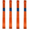 TRUTZHOLM® / BAUMARKTPLUS 4 Gurtschlaufen Doppelschlaufe Spanngurt Für Motorrad Motorradspanngurt ORANGE -Seilwinden Sales 12454276 1