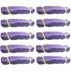 BAUMARKTPLUS 10x Rundschlinge 1000kg 1 To Lila 4m Umfang Hebeband Hebeschlinge Kran Hebegurt