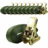 BAUMARKTPLUS 10x Profi Ratschen Spanngurt Spanngurte Zurrgurt 1-tlg 6m 0,8t 0,8to 800 Kg TÜV/GS OLIV -Seilwinden Sales 12454408 1