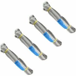 BAUMARKTPLUS 4x Rundschlinge 4000 Kg 4 To Grau 4 M Umfang Hebeband Hebeschlinge Hebegurt