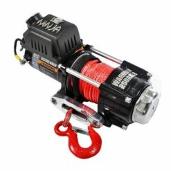 WARRIOR® Bootswinde Elektrisch Seilwinde Boot Trailer Anhänger Warrior NINJA 3500LB 1,6 T 12 V Kunststoffseil