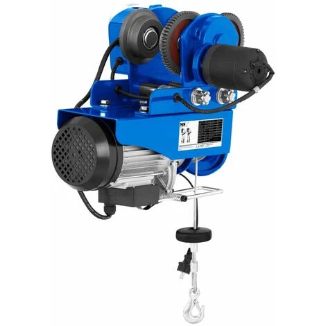 MSW Laufkatze Procat 300 Kg Elektrisch Seilzug Kran Winde Seilwinde Seilhebezug 600W - Blau 3 MSW Laufkatze Procat 300 Kg Elektrisch Seilzug Kran Winde Seilwinde Seilhebezug 600W - Blau