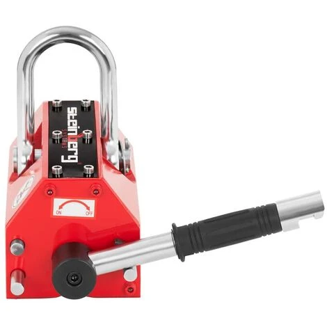 STEINBERG HubMagnet 600 Kg 0 6 T HebeMagnet Lasthebemagnet Neodym Magnet Kran Kranmagnet - Schwarz, Rot 4 STEINBERG HubMagnet 600 Kg 0 6 T HebeMagnet Lasthebemagnet Neodym Magnet Kran Kranmagnet - Schwarz, Rot – Bild 2