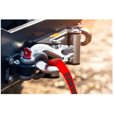 MSW Seilwinde Elektrische 12 V Motorwinde Seilhebezug Seilzug 2.040 Kg - Silbern, Schwarz 7 MSW Seilwinde Elektrische 12 V Motorwinde Seilhebezug Seilzug 2.040 Kg - Silbern, Schwarz – Bild 5