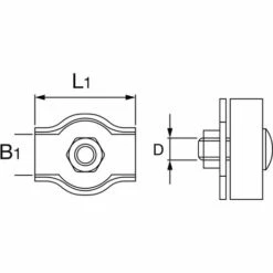 DULIMEX Drahtseilklemmen Simplex Seil ø 6 Mm Verzinkt -Seilwinden Sales 13533292 3