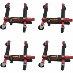 DIVERSE 4x Hydraulische Rangierhilfe Wagenheber Rangierroller Rangierwagenheber