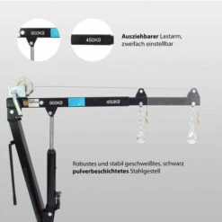 BAUMARKTPLUS Pickup Kran 900 Kg 360° Drehbar Mit Seilwinde Pickup Ladekran Hebekran Pritsche -Seilwinden Sales 13546859 5