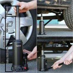 YATO Hydraulischer Stempelwagenheber 5T Wagen-Heber 216-413 Mm Hubbereich Stempel-Heber -Seilwinden Sales 13965546 4 1