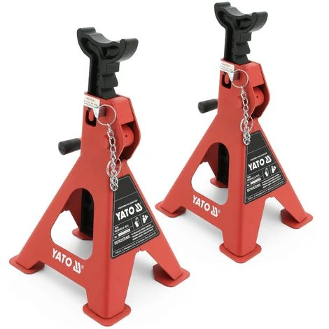 YATO Unterstellböcke Set 2 Stück 2.000 Kg YT-17310 3 YATO Unterstellböcke Set 2 Stück 2.000 Kg YT-17310