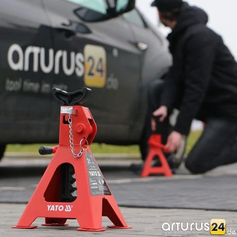YATO Unterstellböcke Set 2 Stück 2.000 Kg YT-17310 7 YATO Unterstellböcke Set 2 Stück 2.000 Kg YT-17310 – Bild 5