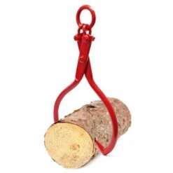 WILTEC Forstzange Für Baumstämme Bis 635 Mm, 1100 Kg Zugkraft, Hebezange Mit 2 Klemmdornen