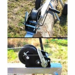 DEMA Seilwinde Für Artikel 67997 Stammholzwagen Mit 2 Rädern / Tragkraft 700 Kg