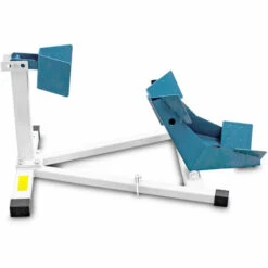 BITUXX Motorrad Montageständer Motorradständer Vorne Vorderrad Transportständer Weiß / Blau -Seilwinden Sales 14759015 3