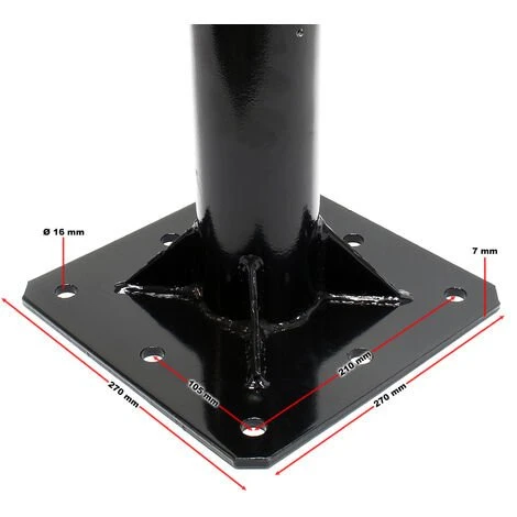 WILTEC Pickup Kran Ladekran Mit 900kg Traglast Massiver Standfuß Um 360° Drehbar 5 WILTEC Pickup Kran Ladekran Mit 900kg Traglast Massiver Standfuß Um 360° Drehbar – Bild 3