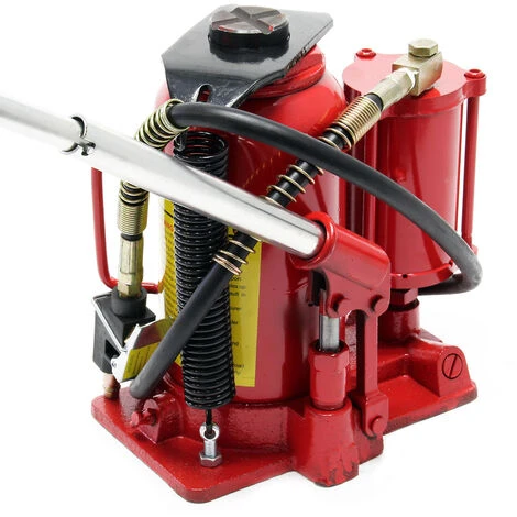 WILTEC 12T Hydraulischer Stempelwagenheber Pneumatischer Wagenheber Flaschenwagenheber 4 WILTEC 12T Hydraulischer Stempelwagenheber Pneumatischer Wagenheber Flaschenwagenheber – Bild 2