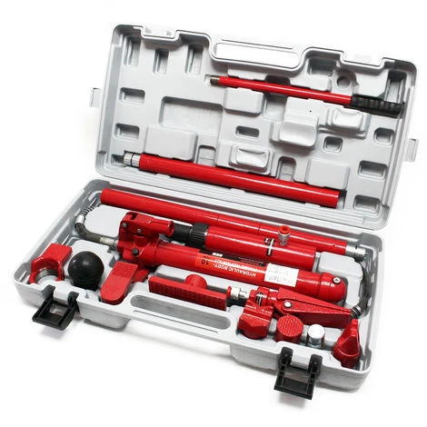 WILTEC Hydraulischer Karosserie Richtsatz Mit 10t Presskraft Inkl. Koffer & Zubehör 4 WILTEC Hydraulischer Karosserie Richtsatz Mit 10t Presskraft Inkl. Koffer & Zubehör – Bild 2