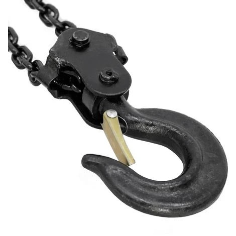 ECD Germany Flaschenzug Kettenzug 2000 Kg 2t - 2,5 M Hubhöhe - Aus Stahl - Mit Blockiersystem Lastbremse - Seilzug Hebezug Ratschenzug Hebelzug Kettenflaschenzug Kran Kranzug Kette Hebel 6 ECD Germany Flaschenzug Kettenzug 2000 Kg 2t - 2,5 M Hubhöhe - Aus Stahl - Mit Blockiersystem Lastbremse - Seilzug Hebezug Ratschenzug Hebelzug Kettenflaschenzug Kran Kranzug Kette Hebel – Bild 4