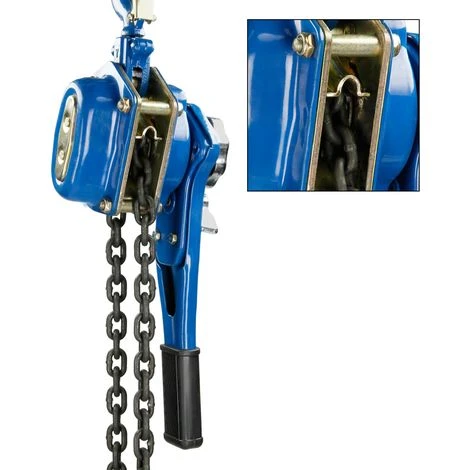 ECD Germany Kettenzug 750 Kg - 1,5m Hubhöhe - Flaschenzug Hebelzug Ratschenzug Kranzug Seilzug Kette Hebel 6 ECD Germany Kettenzug 750 Kg - 1,5m Hubhöhe - Flaschenzug Hebelzug Ratschenzug Kranzug Seilzug Kette Hebel – Bild 4