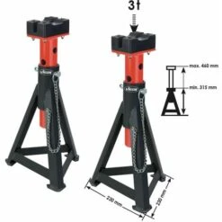 VIGOR Unterstellböcke 3 Tonnen (Paar)