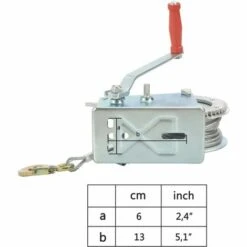 Handseilwinde 1360 Kg VidaXL 9 Handseilwinde 1360 Kg VidaXL -Seilwinden Sales 15687767 3