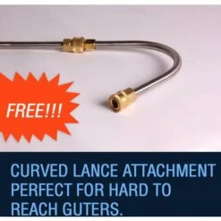 Wilks-USA Hochdruckreiniger Lancer WILKS 18 Fuß (5,5 M) Ausziehbarer Teleskop-Rinnenstab -Seilwinden Sales 16597177 5 1