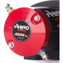 Rhino Winch Elektrische Seilwinde RHINO 12 V 4500 Lb / 2040 Kg Synthetisches Seil Stärker Als Stahl Schwarz Mit Zwei Drahtlosen Fernbedienungen – 2 Jahre Garantie -Seilwinden Sales 16597191 3 1
