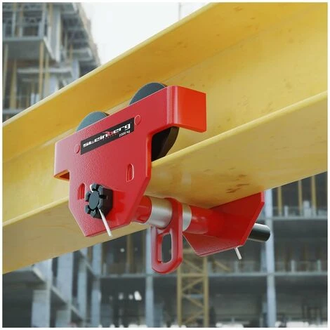 STEINBERG Laufkatze Rollfahrwerk Handfahrwerk Krankatze 2000 Kg Flanschbereich 110-220mm 5 STEINBERG Laufkatze Rollfahrwerk Handfahrwerk Krankatze 2000 Kg Flanschbereich 110-220mm – Bild 4