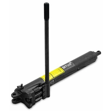 BITUXX 8T Hydraulik Zylinder Mit Doppel Hub Pumpe Teleskopzylinder 8 Tonnen 8T Bis 115cm Hub Schwarz 3 BITUXX 8T Hydraulik Zylinder Mit Doppel Hub Pumpe Teleskopzylinder 8 Tonnen 8T Bis 115cm Hub Schwarz