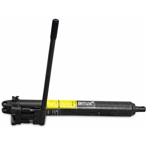 BITUXX 8T Hydraulik Zylinder Mit Doppel Hub Pumpe Teleskopzylinder 8 Tonnen 8T Bis 115cm Hub Schwarz 4 BITUXX 8T Hydraulik Zylinder Mit Doppel Hub Pumpe Teleskopzylinder 8 Tonnen 8T Bis 115cm Hub Schwarz – Bild 2