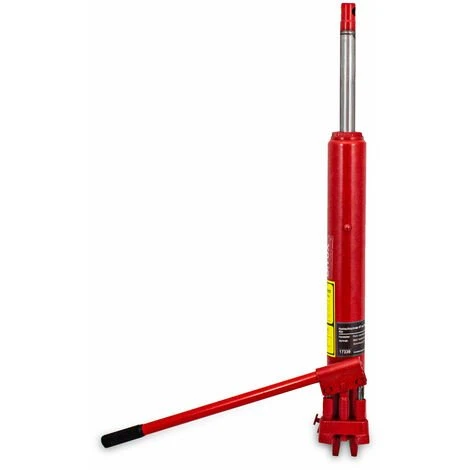 BITUXX 8T Hydraulik Zylinder Mit Doppel Hub Pumpe Teleskopzylinder 8 Tonnen 8T Bis 115cm Hub Rot 5 BITUXX 8T Hydraulik Zylinder Mit Doppel Hub Pumpe Teleskopzylinder 8 Tonnen 8T Bis 115cm Hub Rot – Bild 3