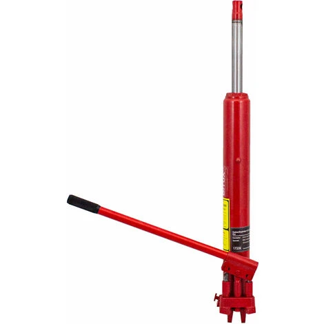BITUXX 8T Hydraulik Zylinder Mit Doppel Hub Pumpe Teleskopzylinder 8 Tonnen 8T Bis 115cm Hub Rot 6 BITUXX 8T Hydraulik Zylinder Mit Doppel Hub Pumpe Teleskopzylinder 8 Tonnen 8T Bis 115cm Hub Rot – Bild 4