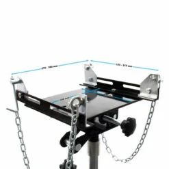 WILTEC Mobiler Getriebeheber, Motorheber Bis 500 Kg Tragkraft, 820-1540mm Arbeitshöhe, Rollbarer Lifter -Seilwinden Sales 17854201 4