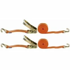 CONACORD 2er Set PROFI Spanngurt Ladungsgurt Zurrgurt 8mx50mm + Ratsche Und 2 Spitzhaken Ratschengurt