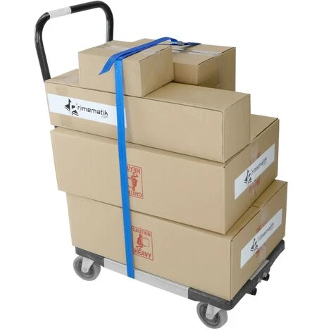 PrimeMatik - Packung Mit 4 Spanngurten Mit Schnalle 2,5m X 25mm 250Kg, Farbe Blaue 6 PrimeMatik - Packung Mit 4 Spanngurten Mit Schnalle 2,5m X 25mm 250Kg, Farbe Blaue – Bild 4
