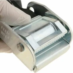 PrimeMatik - Packung Mit 2 Spanngurten Mit Schnalle 5m X 50mm 1200Kg, Farbe Schwarze -Seilwinden Sales 18046842 4