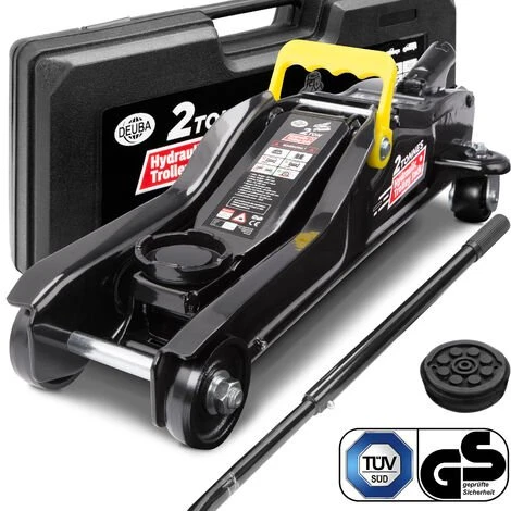 Deuba Hydraulischer Wagenheber 2t Flache Hubhöhe 85 - 330mm Inkl. Koffer Inkl. Gummiauflage KFZ Rangierwagenheber Heber 3 Deuba Hydraulischer Wagenheber 2t Flache Hubhöhe 85 - 330mm Inkl. Koffer Inkl. Gummiauflage KFZ Rangierwagenheber Heber